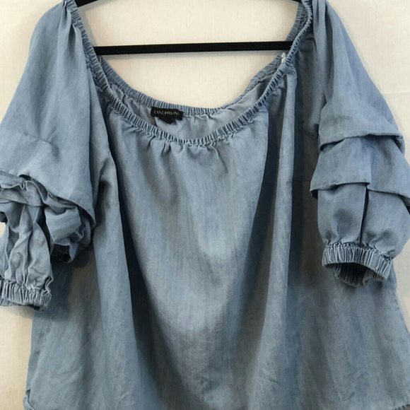 Lane Bryant Tops - Lane Bryant Off Shoulder Ruffled Sleeve Size 22/24
